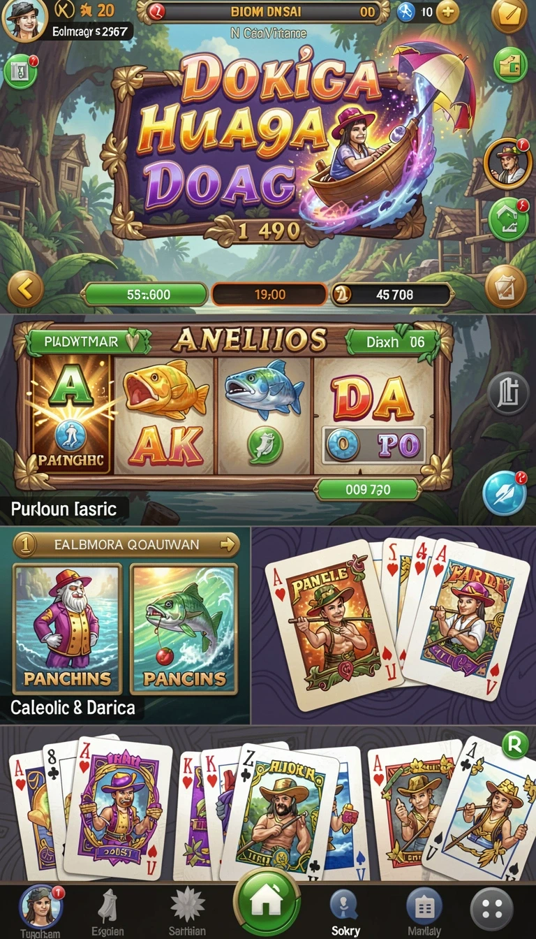 Tampilan antarmuka halo777 di Android